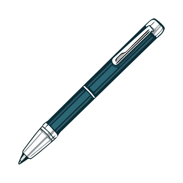 Металева Кулькова Ручка Ізольована — стоковий вектор