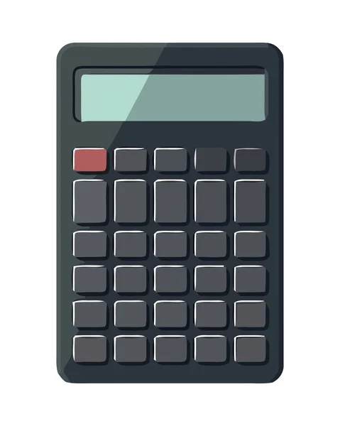 Современный Калькулятор Символизирует Изолированную Иконку Финансов — стоковый вектор