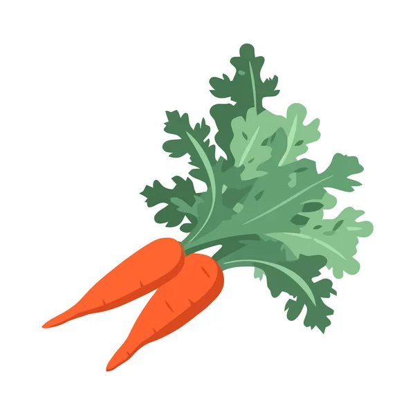 Frisches Bio Gemüse Symbolisiert Gesunde Ernährungsgewohnheiten — Stockvektor