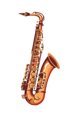 Klasik tarzda izole edilmiş parlak trompet