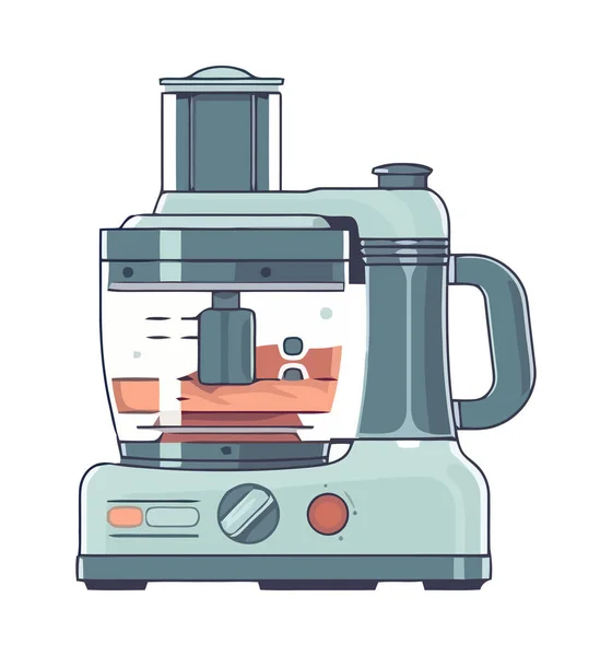 Μηχανή Καφέ Παρασκευάζει Φρέσκο Καπουτσίνο Λάτε Απομονωμένο — Διανυσματικό Αρχείο