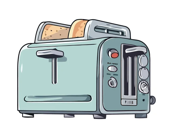 Toastbrot Als Perfekte Zwischenmahlzeit — Stockvektor