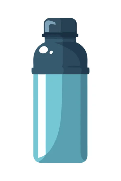 Vektor Icon Design Einer Blauen Flasche Isoliert — Stockvektor