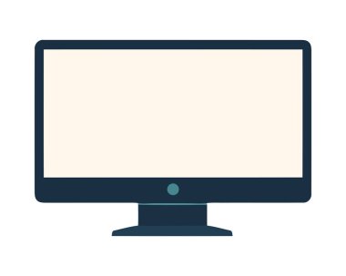 Modern bilgisayar izleme teknolojisi simgesi izole edildi