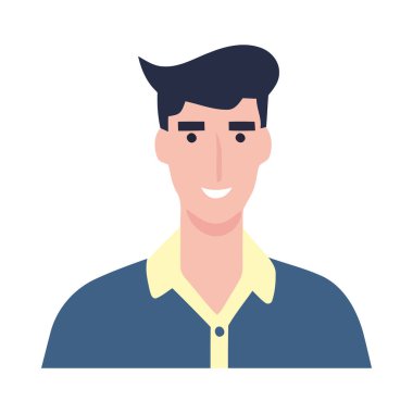 Gülümseyen adam başarıyı sembolize eder.