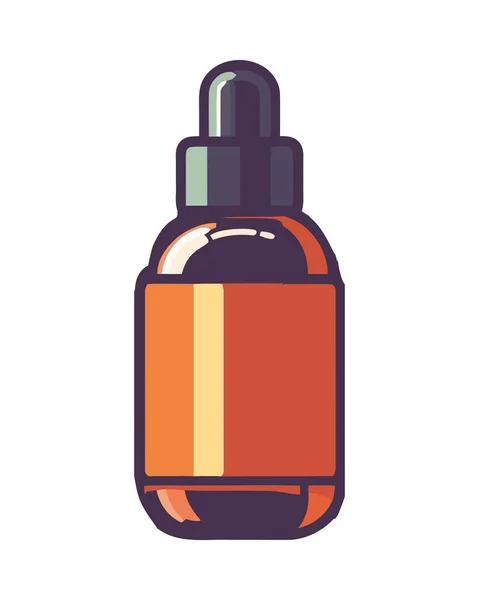 Medicina Sanitaria Bottiglia Illustrazione Vettore Isolato — Vettoriale Stock