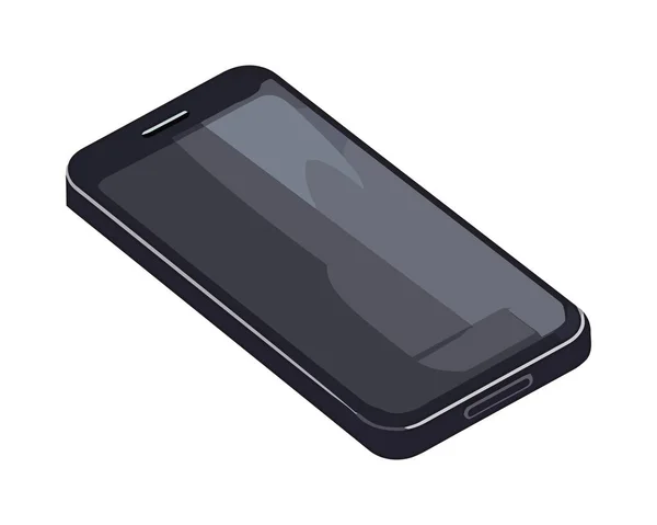 現代の技術 孤立した携帯電話のアイコン上の通信 — ストックベクタ
