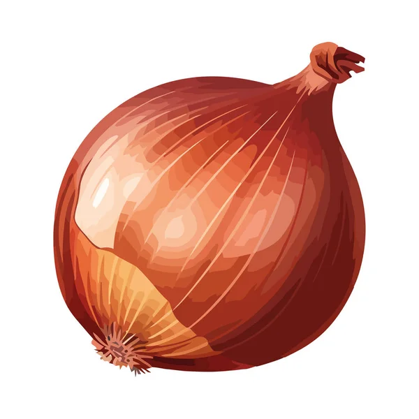 Icône Illustration Farine Porc Légumes Bio Frais Isolée — Image vectorielle