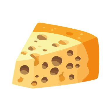 Gurme atıştırmalık, taze peynir dilimi izole edilmiş.