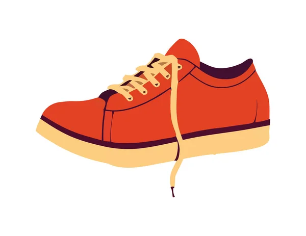 黄色运动鞋 矢量图解 现代设计图标隔离 — 图库矢量图片