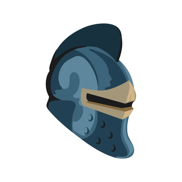 Иллюстрация Дизайна Шлема Древней Иконы Шлема Изолирована — стоковый вектор