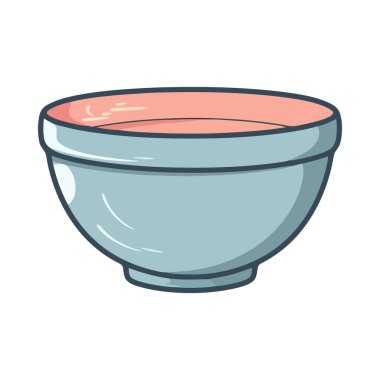 Toprak çanak çömlek ikonunun mutfak eşyaları izole edildi