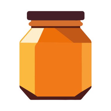 Organik bal kavanozu ikonu, taze doğa tatlılık ikonu izole