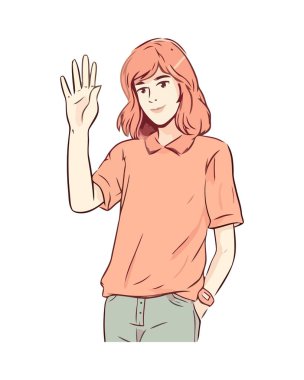 El işareti simgesi olan bir kişi izole edildi