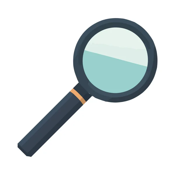 Magnifying Glass Zooms Icon Isolated — Stock Vector