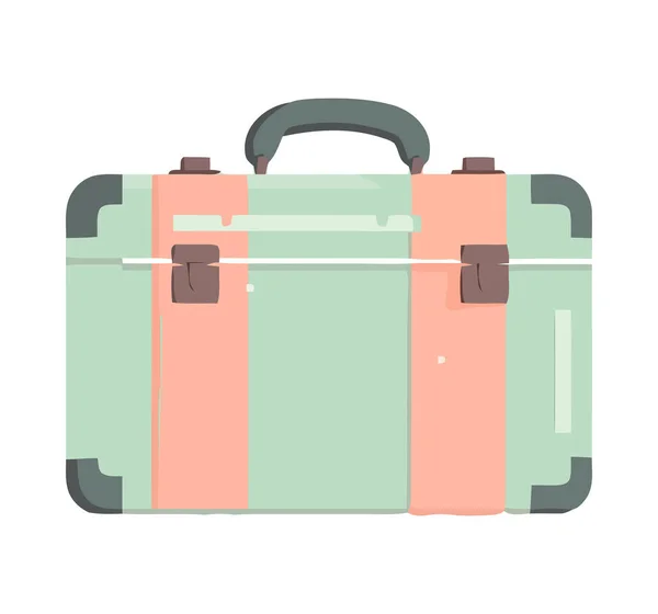 Travel Bag Symbolizes Adventure Exploration Icon Isolated — Stock Vector