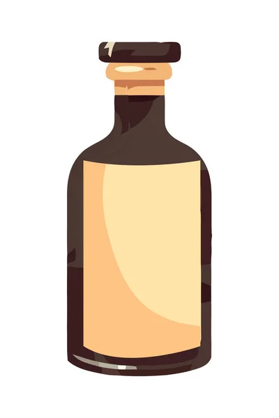 Gesundheitssymbol Auf Medizinflasche Illustration Vektor Symbol Isoliert — Stockvektor