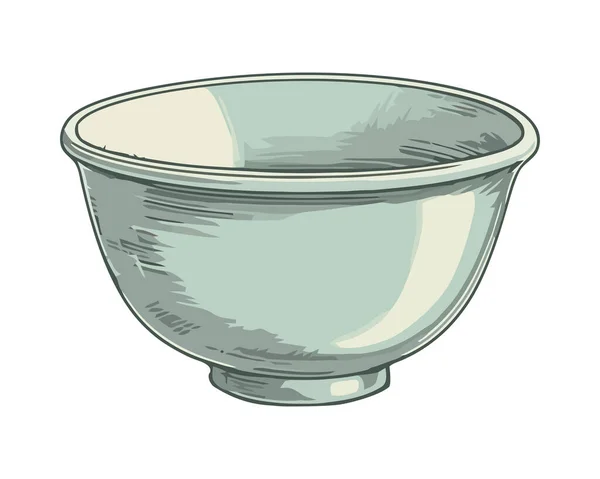 Изолированная Иконка Контейнера Посуды Посуды — стоковый вектор