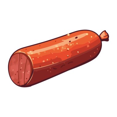 Izgara domuz bifteği, ızgara ızgara yemek ikonu izole edilmiş.