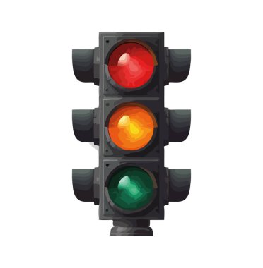 Durak işareti tehlikeli kesişen yol simgesindeki trafiği kontrol ediyor