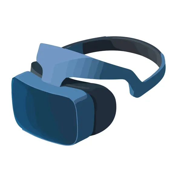 Ícone Óculos Ícone Capacete Realidade Virtual Isolado — Vetor de Stock