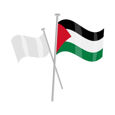 Filistin barış bayrakları izole edildi