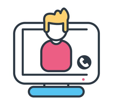 hibrit iş video çağrısı izole