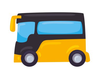 emoji taşımacılığı halk otobüsü izole edilmiş simge