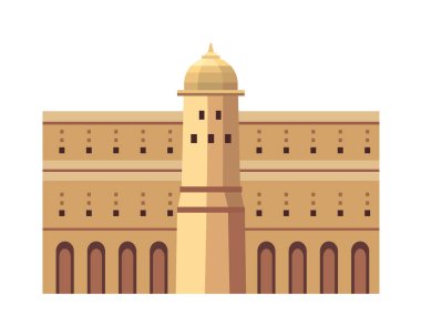 Amber Fort Palace izole edilmiş tasarımın dışında.