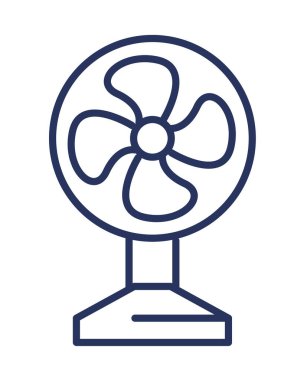 fan uygulama simgesi izole edilmiş tasarım