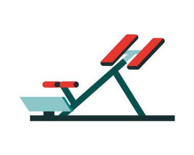 Dayanıklılık ve direnç eğitimi için bank pres makinesini yerleştirin