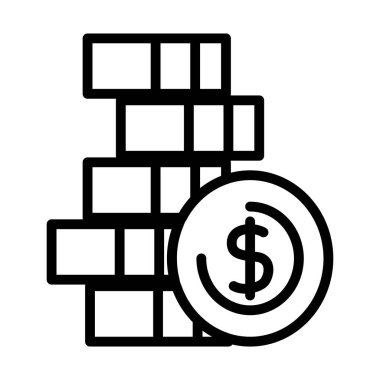 Para yığını simge satırı izole edildi