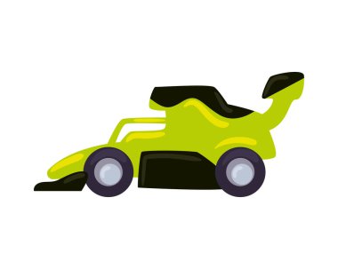 emoji ulaşım spor arabası izole edilmiş simge