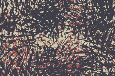 3 sessiz sonbahar renginde vektörsüz grunge dokusu. Kusursuz boyanmış doku kalıbı tekrarlanıyor. Rastgele fırça darbeleri pürüzsüz yüzey deseni mavi ve kahverengi.