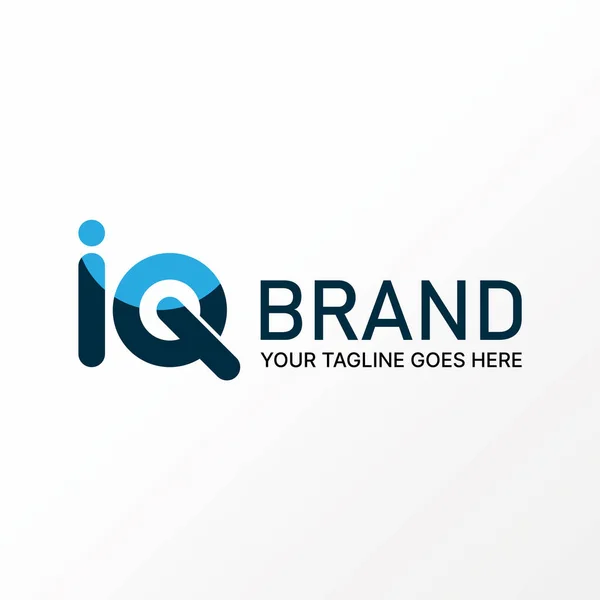 Logo Conception Graphique Concept Créatif Premium Vecteur Stock Lettre Unique — Image vectorielle