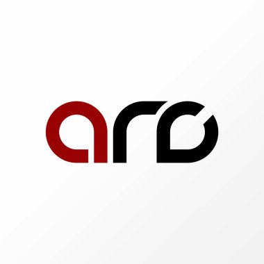 Logo tasarımı grafiksel konsept soyut premium serbest vektör stok harfi ARC font benzersiz kesilmiş. İlk tipografi monogramıyla ilişkili