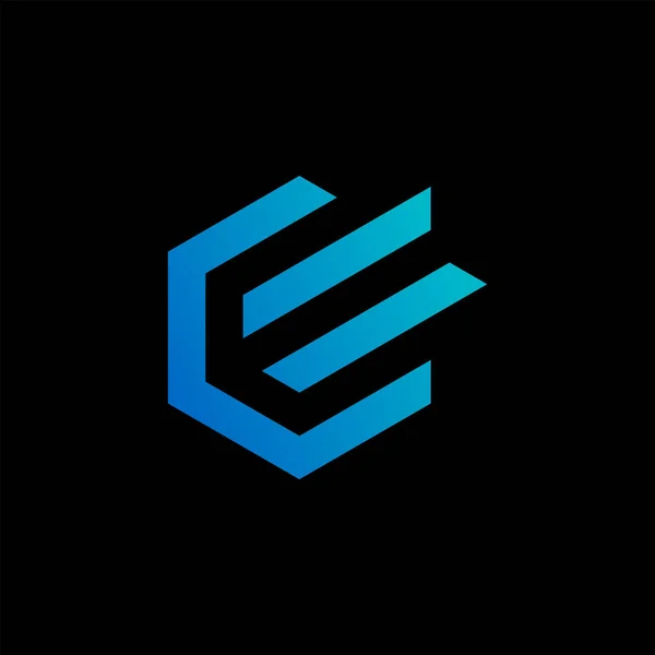 Logo Ontwerp Grafisch Concept Creatief Abstract Premium Vector Stock Letter — Stockvector