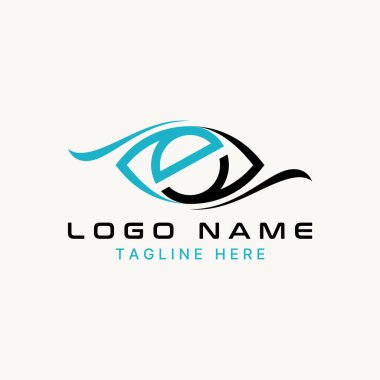 Logo tasarımı grafiksel konsept soyut yaratıcı premium vektör stoku ilk olarak E font eşsiz sanat bakış açısı swoosh. Monogram tipografi markasıyla ilişkili