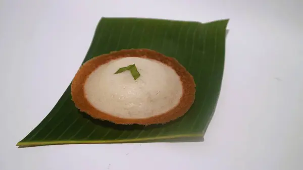 Апам Апем Пища Приготовленная Рисовой Муки Яиц Кокосового Молока Сахара — стоковое фото