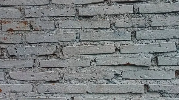Stary Szary Cegła Ściana Tło Tekstura Kopia Przestrzeń — Zdjęcie stockowe