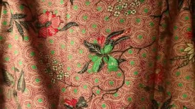 Endonezya kumaş dokusu, tekstil, duvar kağıdı, batik desen arka plan
