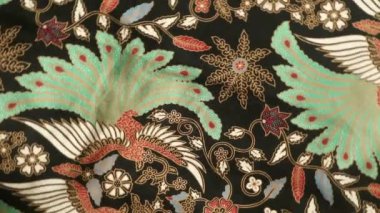 Dönen batik kumaş, Endonezya eşsiz desenli tekstil, desenli sanat arka planı