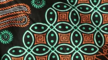 Dönen batik kumaş, Endonezya eşsiz desenli tekstil, desenli sanat arka planı