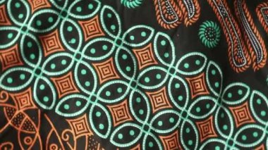 Dönen batik kumaş, Endonezya eşsiz desenli tekstil, desenli sanat arka planı