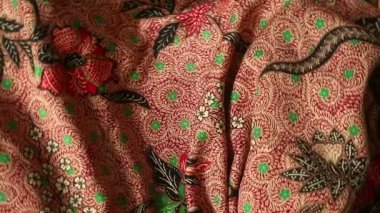Dönen batik kumaş, Endonezya eşsiz desenli tekstil, desenli sanat arka planı