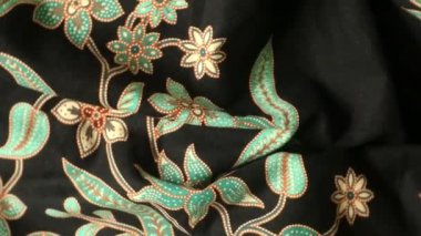 Dönen batik kumaş, Endonezya eşsiz desenli tekstil, desenli sanat arka planı