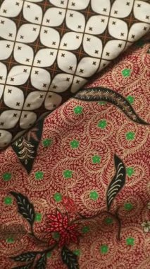 Dönen batik kumaş, Endonezya eşsiz desenli tekstil, desenli sanat arka planı