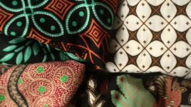 Dönen batik kumaş, Endonezya eşsiz desenli tekstil, desenli sanat arka planı