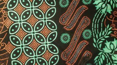 Endonezya kumaş dokusu, tekstil, duvar kağıdı, batik desen arka plan