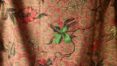 Endonezya kumaş dokusu, tekstil, duvar kağıdı, batik desen arka plan